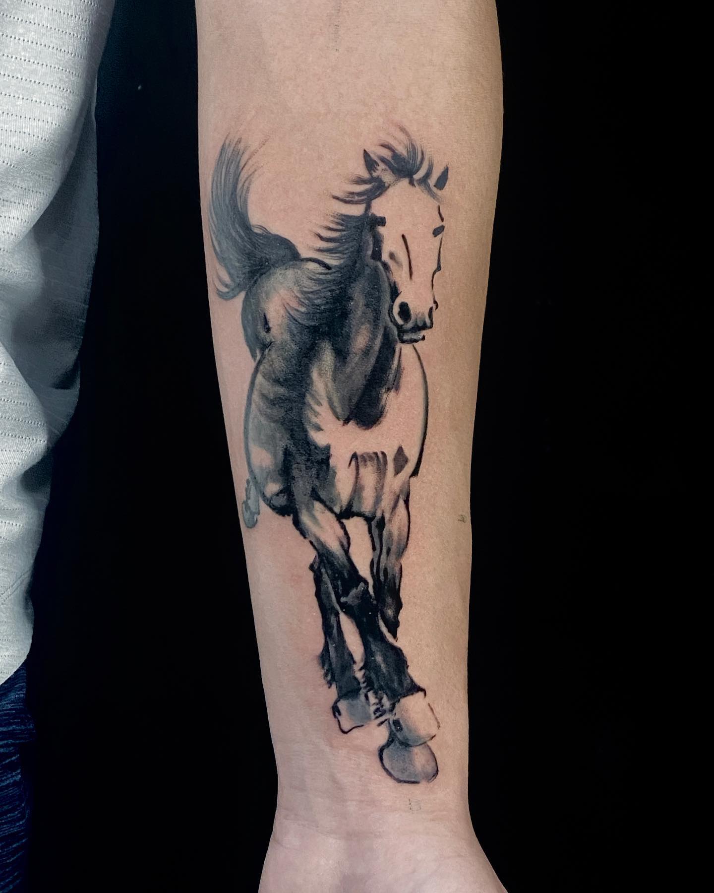 My racehorse tattoo | Name tattoos, Tattoos, Horse tattoo